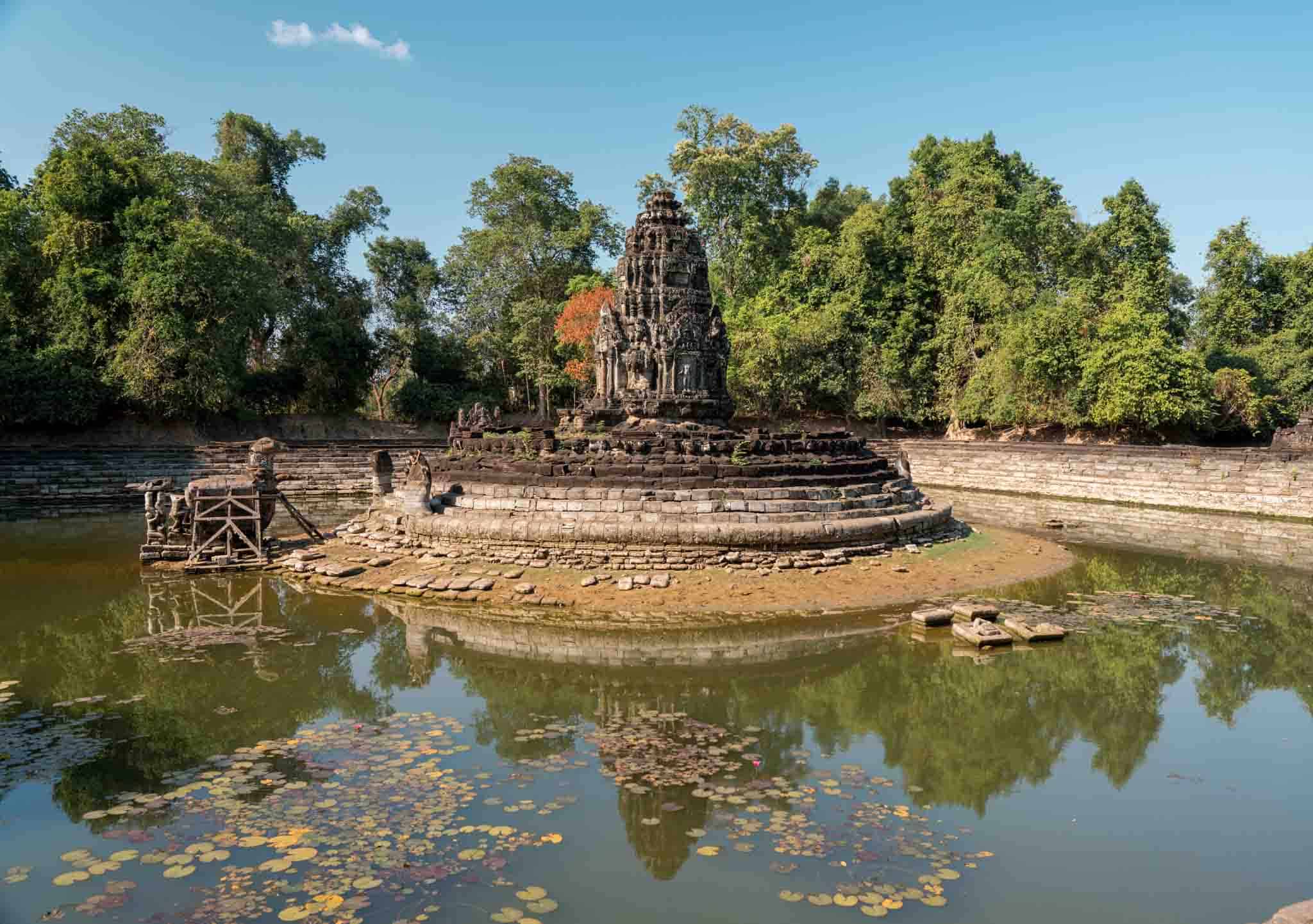 Neak Pean Temple, Angkor, Siem Reap, Cambodia