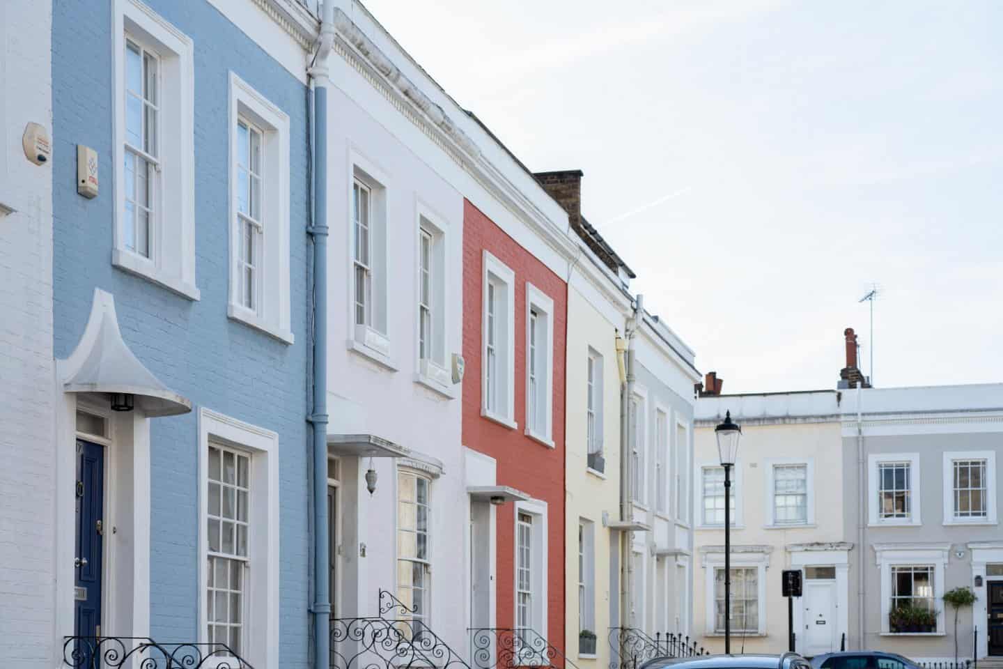 Farmer Street, Notting Hill most colorful houses