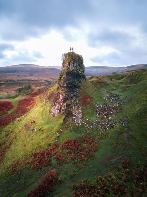 Day 2 on the Isle of Skye two day tour from Edinburgh includes a stop at the amazing Castle Ewan at Fairy Glen.