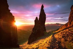 After 10 Days in Scotland, The Needle of Quiraing was the best sunrise scene of all.