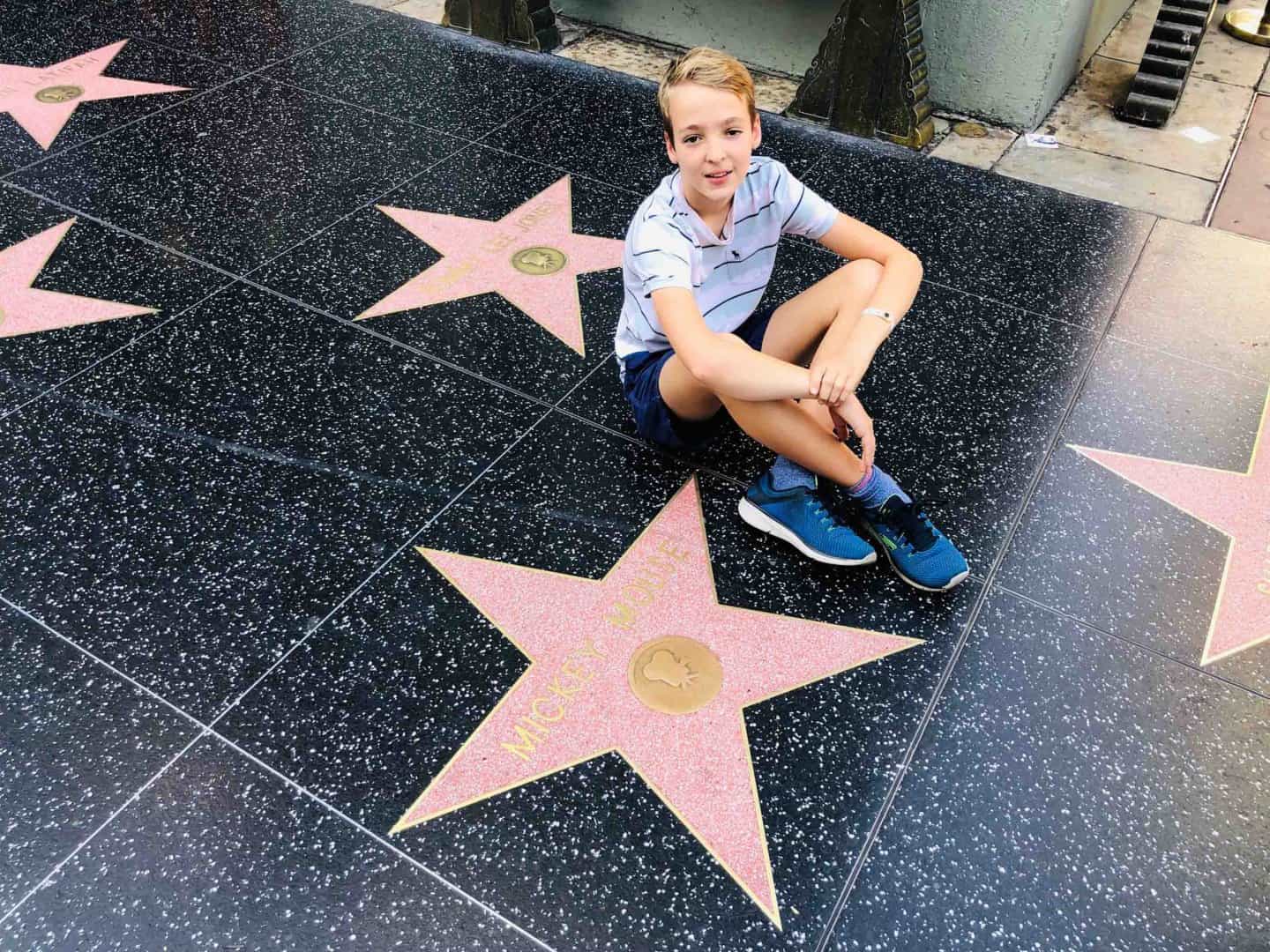 Mickey Mouse star at the Hollywood Walk of Fame