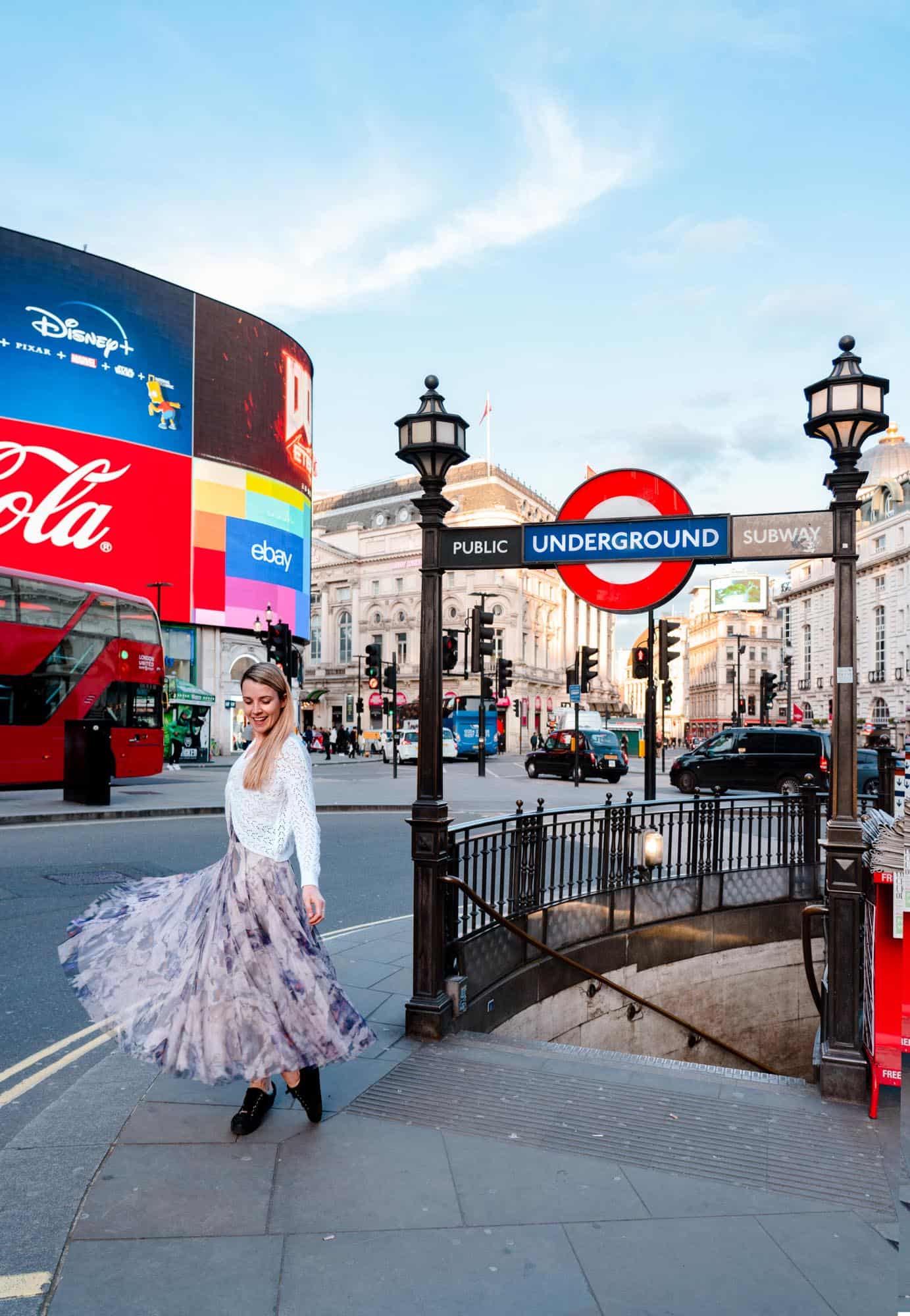 Piccadilly Circus tube station and ad screens are a must see in London in 2 days