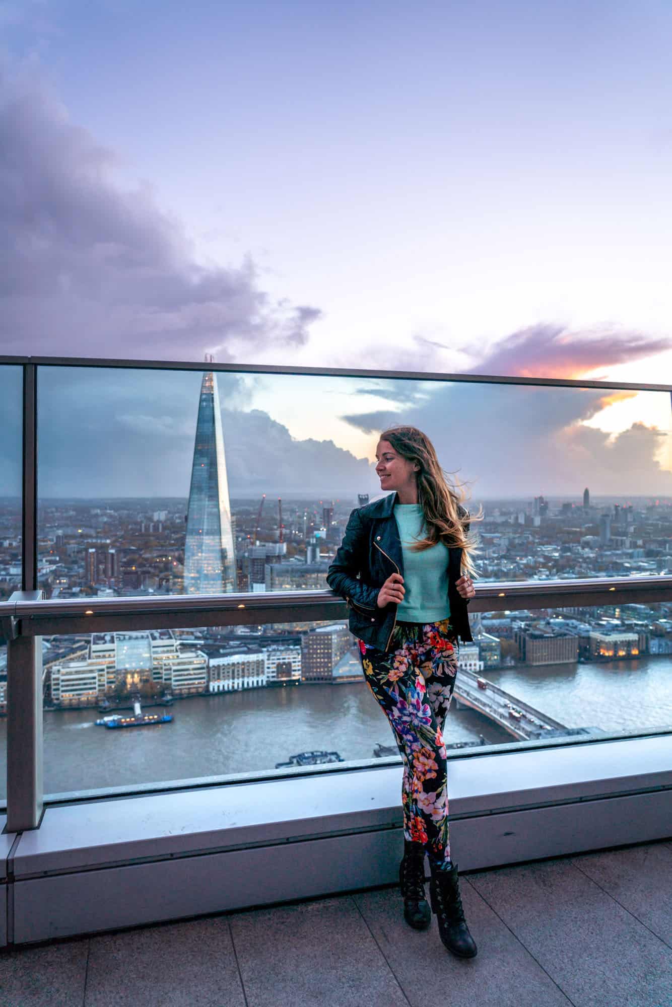 View of the Shard from Sky Garden London