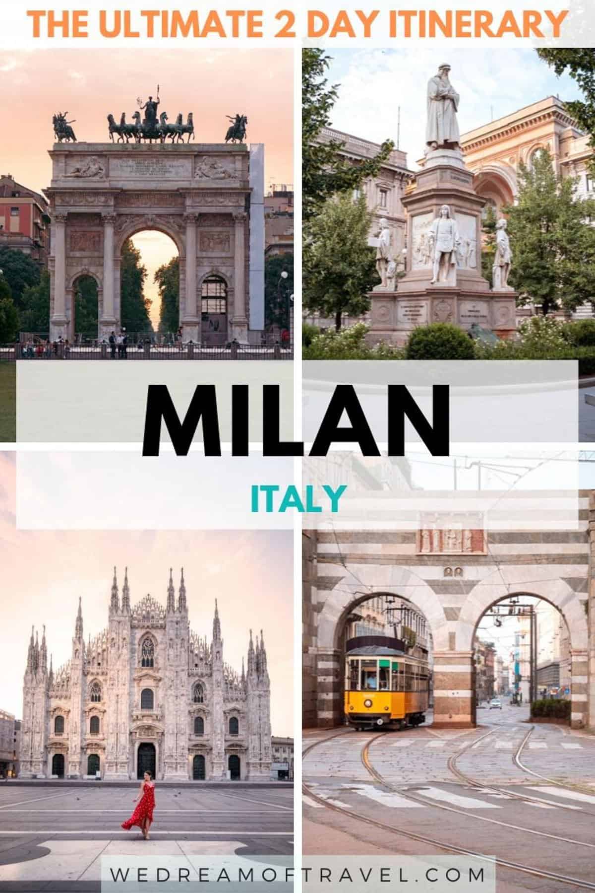 Spending 2 days in Milan? This ultimate two day Milan itinerary has all the best things to do and see in Milan to help you maximise your time. If you’re lucky enough to have more time in Milan or even if you have only one day in Milan, this itinerary can be adapted to create your perfect Milan getaway. #milan #italy