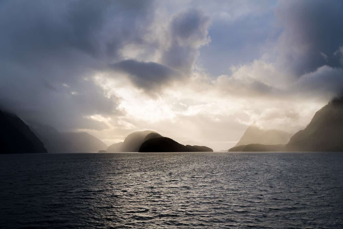 Incredible golden hour light makes the Doubtful Sounds overnight cruise any landscape photographer's dream.