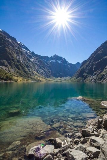 Lake Marian is an alpine oasis tucked high into the mountains.