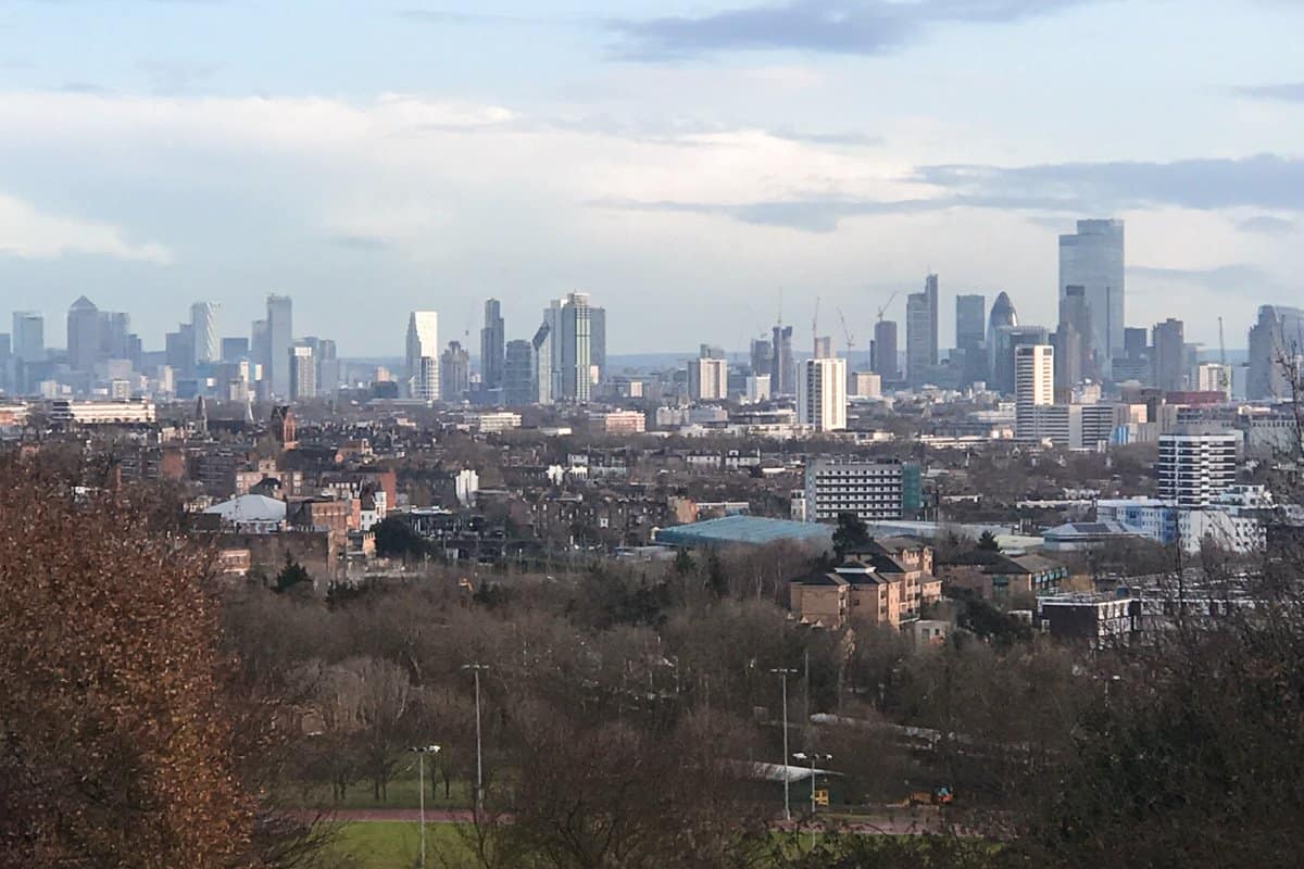 View of London from Hampstead Heath - a local secret gem!
