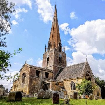 St Mary's Church in the English village of Bampton, Oxfordshire.