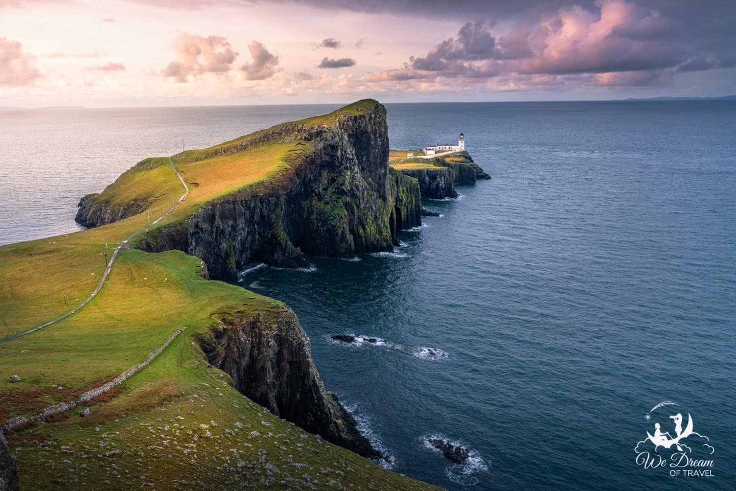 The impressive Neist Point Lighthouse provides the perfect subject for photographers needing to an already postcard-perfect scene.