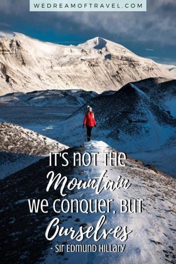 120+ best hiking captions and quotes. From long, inspirational hiking quotes to funny, short, clever captions - this full list of hiking quotes has everything you need for the perfect Instagram caption or to inspire your next adventure. hiking quotes | hiking quotes inspirational | hiking quotes wanderlust | hiking quotes couple | hiking quotes adventure | hiking quotes instagram | hiking quotes short | hiking quotes funny | hiking mountain quotes | quotes about hiking | hiking captions instagram | funny hiking captions | quote of the day | motivational quotes