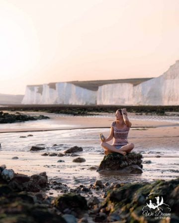 Golden Hour photography at Beachy Head Beach (Birling Gap.)