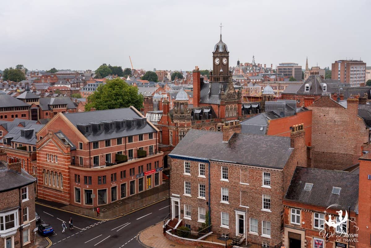 Views over York from Clifford Tower.