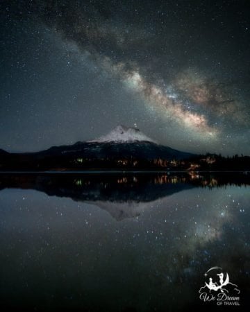 Milky Way photography from Lake Shastina.