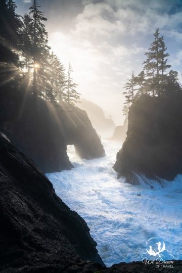 King Tides rumble in at sunrise in Samuel H Boardman.