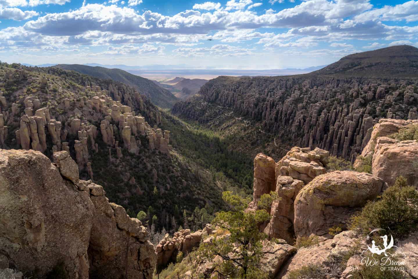 Landscape photography from Inspiration Point in Chiricahua NM