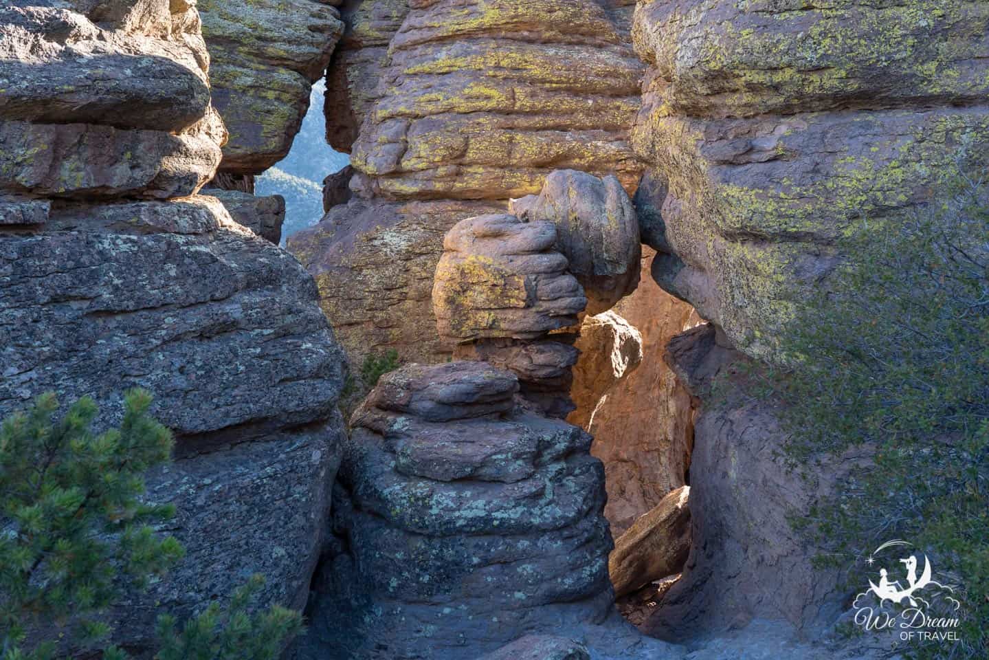 A view of The Grottoes of Chiricahua NM.