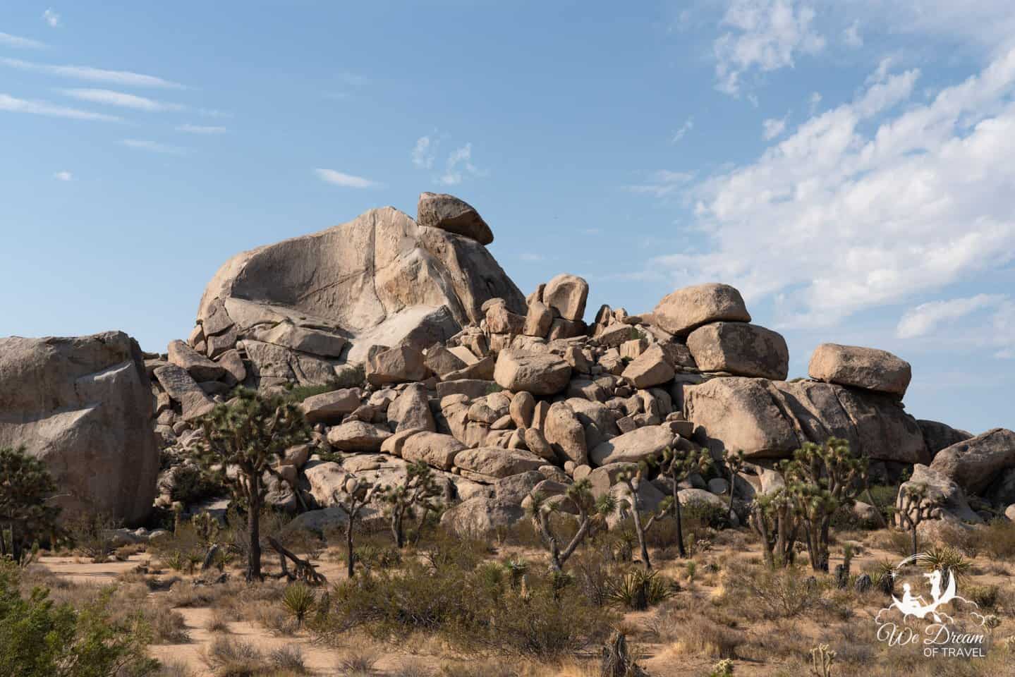 Cap Rock is a popular place for INstagram photography in Joshua Tree.