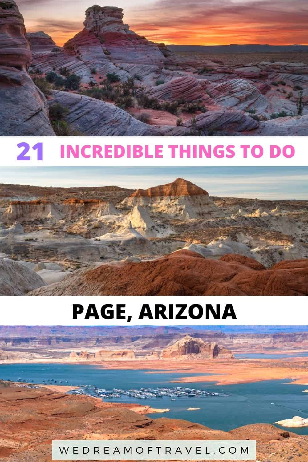 There are more things to do in Page, AZ than any other region in the entire state of Arizona. Though the most popular attractions of Horseshoe Bend and Antelope Slot Canyons draw most of the crowds, there is a myriad of other incredible landscapes and natural works of art that are worth exploring. Discover all the most iconic sights and secret local gems in this ultimate guide to things to do in Page, AZ.