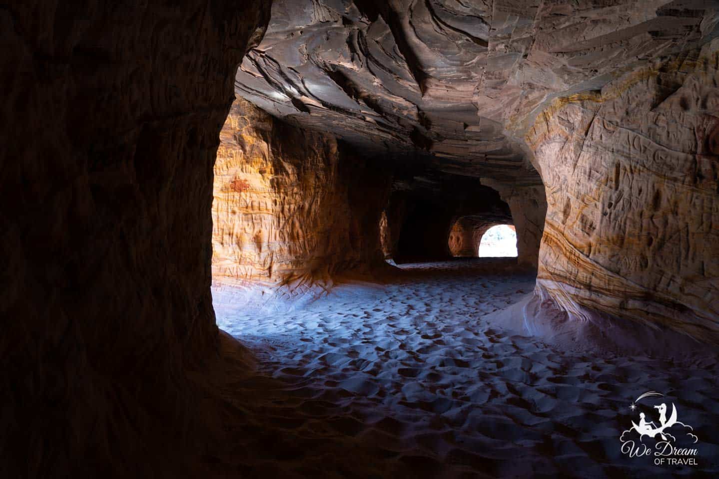 These picturesque sand caves are located near Carmel Junction and are absolutely worth a stop on your way to Zion from Bryce.
