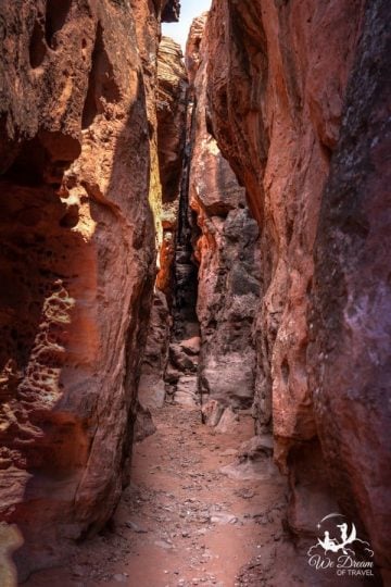 The Pioneer Park Mini Slot Canyon, also known as "The Crack", is a great introduction to slot canyons and is the only wheelchair accessible slot canyon in Utah.