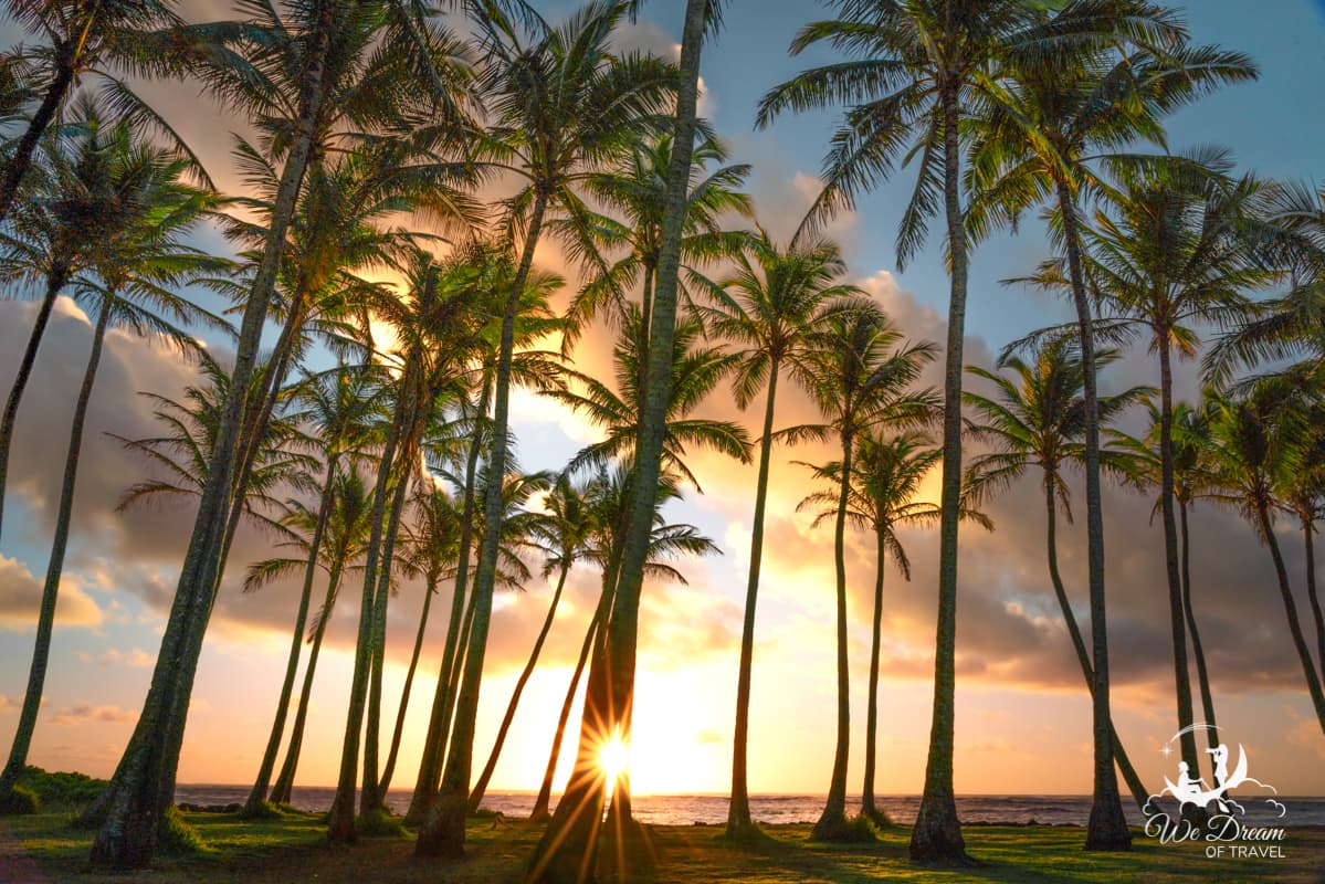 When choosing where to stay in Kauai. Kapa'a is popular for sunrise and budget travel.