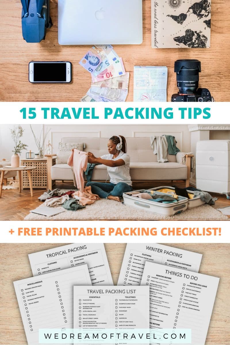 List of travel essentials - Travel Packing Checklist and Travel Packing tips