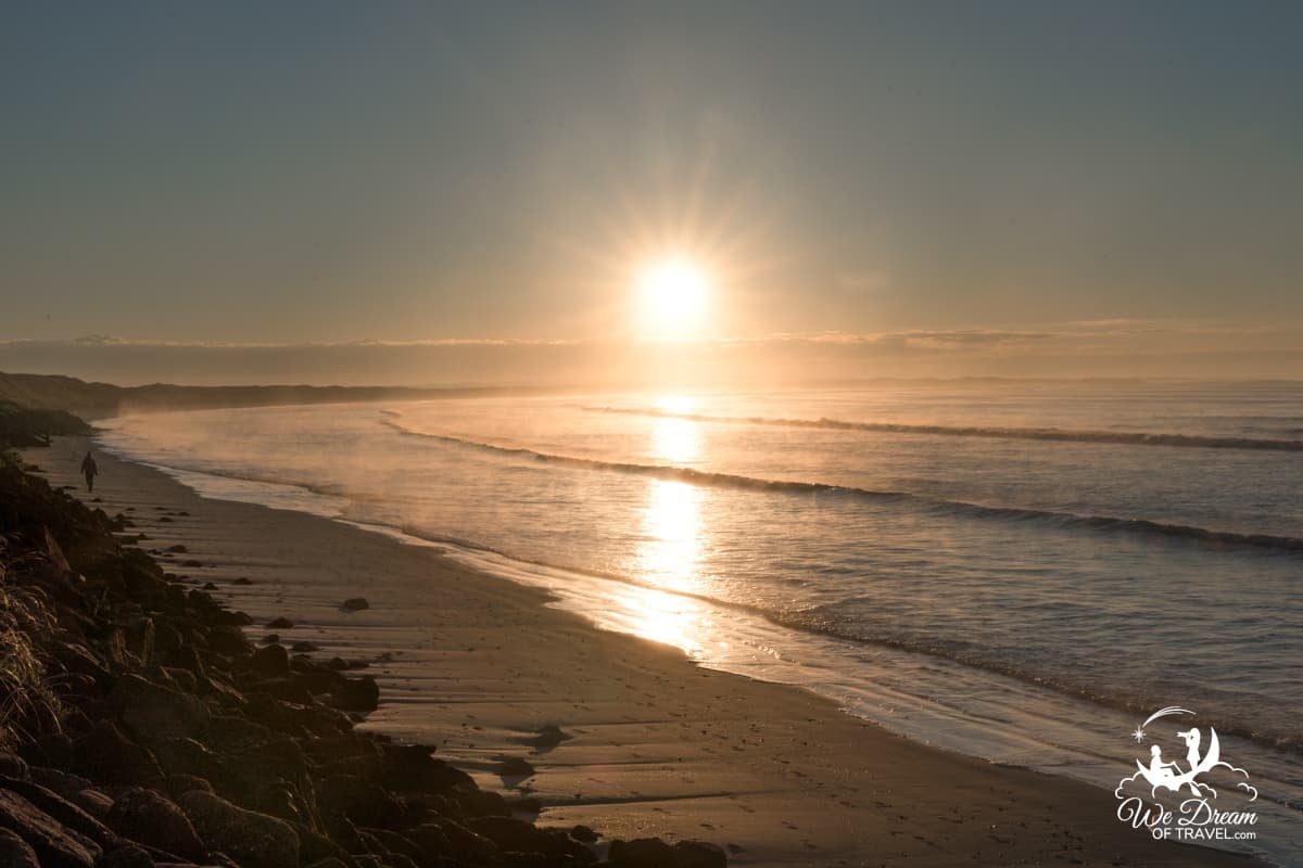 Sunrise from the beach at Hearns Port Fairy