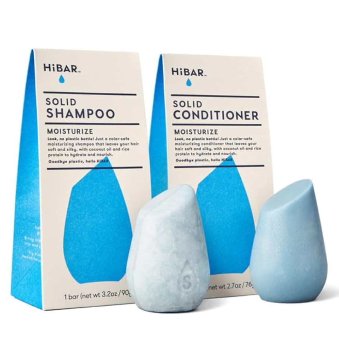 Solid Shampoo and Conditioner for Travel Packing