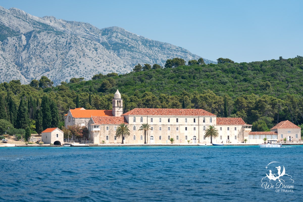 14-century Franciscan monastery on the island of Badija.